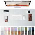 YSAGi Leather Desk Pad Protector, Office Desk Mat, Large Mouse Pad, Non-Slip PU by YSAGi