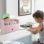 Wisuce Bamboo Mail Organizer Countertop Desktop - Image 7