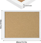 FEBSNOW Cork Board Bulletin Board 15.7 x 12 Inches - Image 2