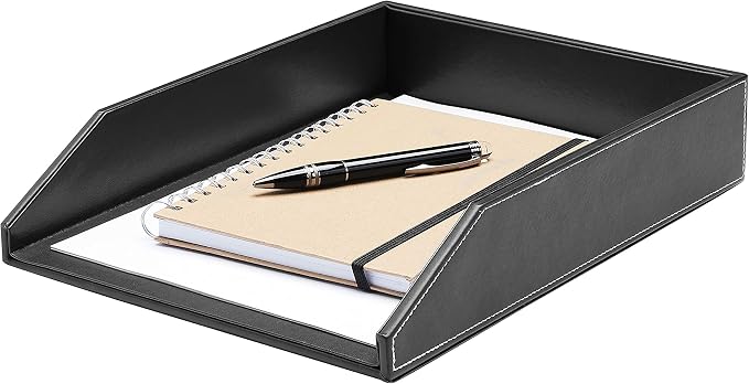 Gallaway Leather Letter Tray Organizer by GallawayLeather