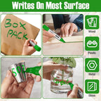 Fuutreo 10 Pack Jumbo Permanent Markers Bulk Large Chisel Tip Permanent Markers - Image 5