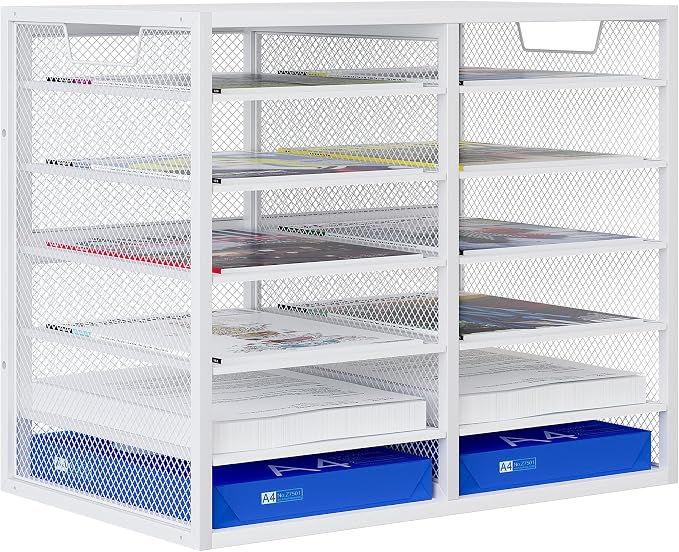 PAG-Mass Mail Sorter for Desk, Countertop Literature Organizer, Student Mailbox by PAG-Mass