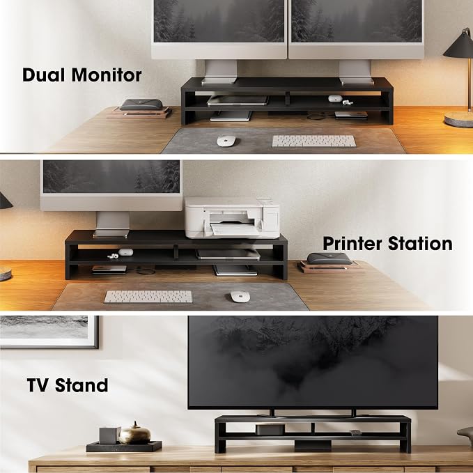 Fenge Monitor Stand, 31.5 Inch Computer Monitor Riser - Image 6