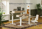 Claiks Standing Desk with Drawers, Adjustable Stand Up Electric Standing Desk - Image 5