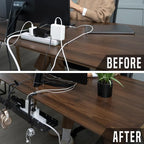 No Drill Under Desk Cable Management Tray - Image 5