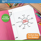 Loose Leaf Paper College Ruled Notebook Paper College Ruled Lined Writing - Image 5