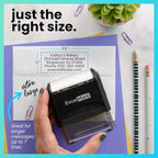 ExcelMark Custom Stamp – Clear & Crisp Impressions – Personalized Self-Inking - Image 7