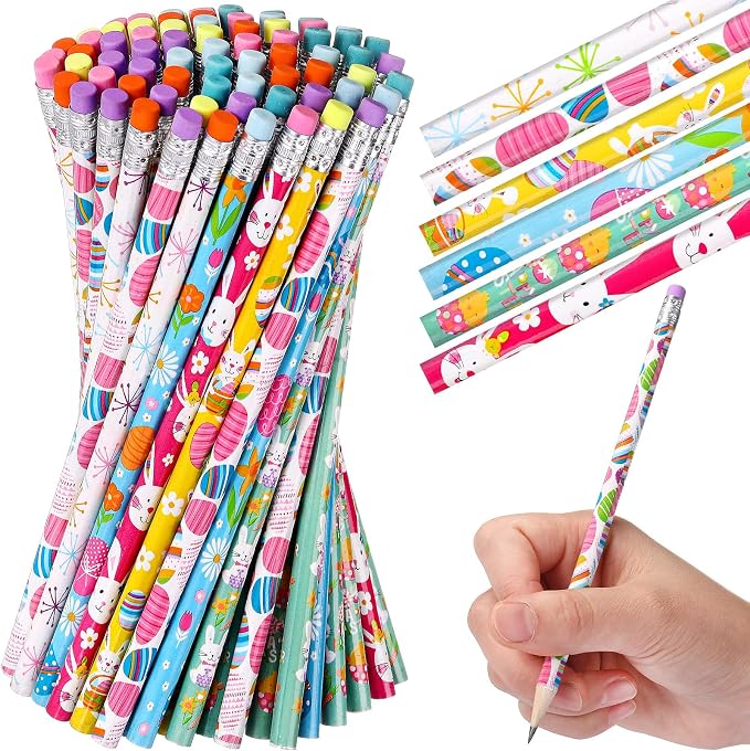 TecUnite 120 Pcs HB Pencils Unsharpened Pencils - Image 2