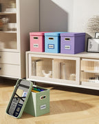 Oterri File Organizer With Lid, Hanging Filing Box With Mesh Pocket, Document - Image 7