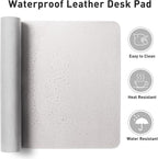 Aothia Large PU Leather Desk Pad Protector – Non-Slip Mouse Pad & Writing Mat - Image 7