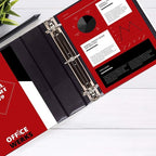 3 Ring Binder, Professional D Ring Binder 5 Inch, Presentation Folder - Image 7