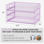 Subekyu 3 Tier Letter Tray Paper Organizer - Image 2