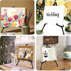 AROIC 6 Pack 14'' Tabletop Easels, Adjustable Portable Table Top Easel - Image 7