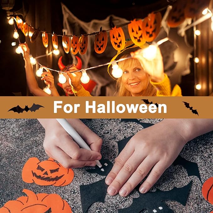Silunkia 40 Sheets Orange Cardstock 8.5 x 11 Craft Paper, 75lb Premium Pumpkin - Image 6