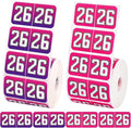 1000pcs 2026 Year Stickers, 3/4x1-1/2 Inch 26 Year Colored Self-Adhesive by Unknown