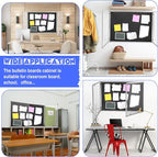 Enclosed Bulletin Board 48" x 36" Weather Resistant Lockable Notice Cork - Image 6