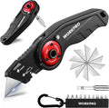 WORKPRO Folding Utility Knife, 2-in-1 Multitool Knife by WORKPRO