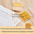 NEEWAY Colorful Large Paper Clips, 2 Inch Jumbo Paper Clips, 3 Pack of 50 - Image 5