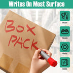 Fuutreo 16 Pcs Jumbo Size Permanent Markers Bulk Large Chisel Tip Permanent - Image 5