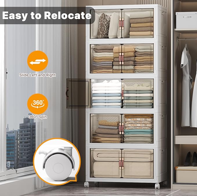 UAMFURI Extra Large Stackable Storage Bins - Image 6