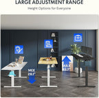 FLEXISPOT One-Piece Electric Standing Desk, 48 x 30 Inches Adjustable Desk - Image 3