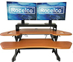 Rocelco 46" Height Adjustable Corner Standing Desk Converter - Image 2