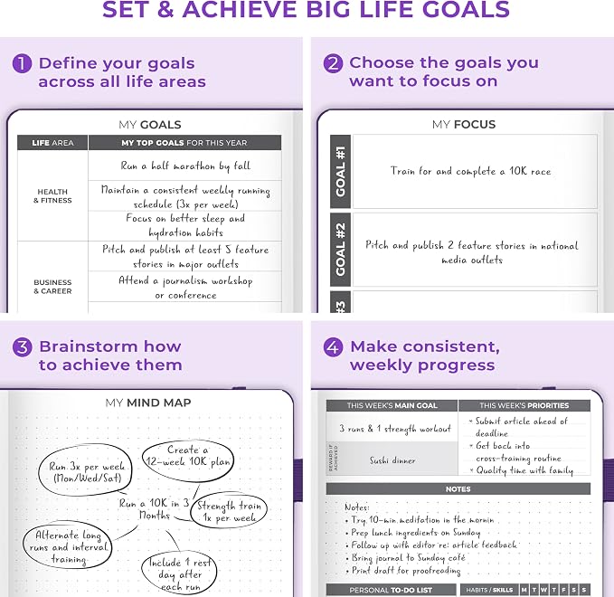 Clever Fox Dated Planner 2026-2027 – Weekly Life Planner Notebook - Image 8