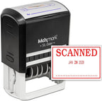 MaxMark Large Self-Inking Rubber Date Office Stamp by Maxmark