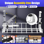 Under Desk Cable Management Tray, Xpatee Upgraded Wire Management No Drill No - Image 2