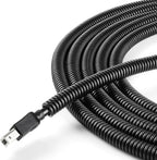 YCLYC Split Wire Loom 1/4 Inch, 25FT Wire Protector Tubing by YCLYC