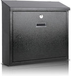 xydled Mail Boxes with Key Lock, Locking Mailbox Wall Mounted, Security Mailbox by xydled