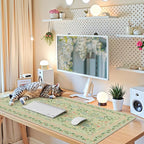 iCasso Desk Mat for Keyboard and Mouse, Large Mouse Pad, Desk Pad Mat, - Image 6