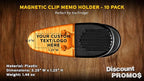10 Magnetic Memo Holders Set - Image 4