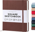 Beechmore Books Square Sketchbook – 8x8 Premium Vegan Leather Bound Large by BeechmoreBooks