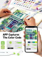AEDAGA 80 Colors Alcohol Markers - Image 5
