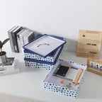 Soul & Lane Blue Spots Decorative Storage Boxes - Image 5