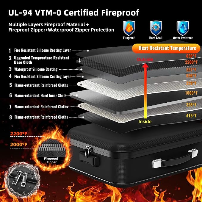 Deelhety Fireproof Document Box - Image 2