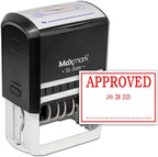 MaxMark Large Self-Inking Rubber Date Office Stamp by Maxmark