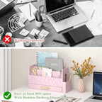 Wisuse Bamboo Desk Mail Organizer - Image 6