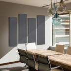 2” Thick Acoustic Panels with Hanging Brackets to the Wall, Medium Grey - Image 4