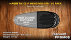 50 Magnetic Memo Holders Set - Image 4