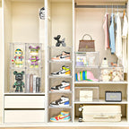 KOKOIN Magnetic Acrylic Clear Shoe Boxes – 360° Transparent Stackable Sneaker - Image 2
