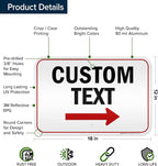 Custom Arrow Directional Sign by My Sign Center - Image 6