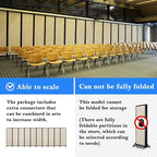 Upgrade Version Room Partition and Divider, Freestanding Rolling Dividers - Image 3