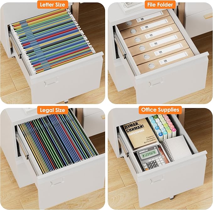 METAN 2 Drawer Vertical File Cabinet - Image 5
