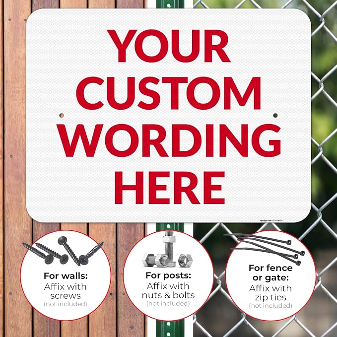 Custom Sign, Personalized Metal Signs, Customize - Image 4