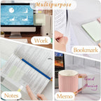 BAYTORY 1600 Sheets Transparent Sticky Notes - Image 7