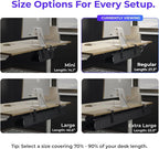 Ascrono Original No Drill Under Desk Cable Management Tray 27.3" - Image 4
