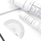 20 Pack Plastic Protractor, 180 Degrees Protractor - Image 6