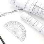 eBoot 28 Pack Clear 180 Degree Plastic Protractors - Image 6